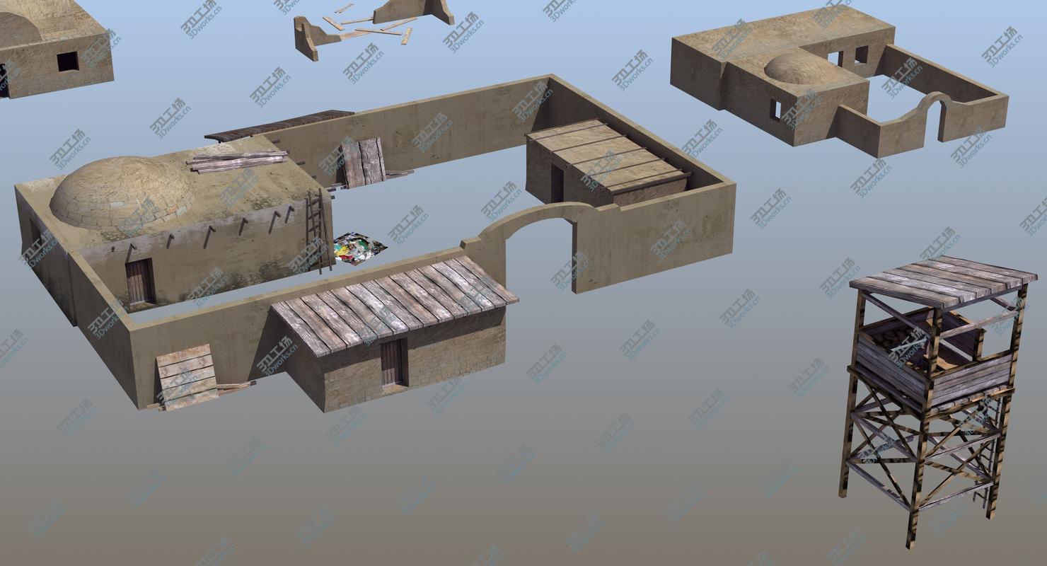 images/goods_img/202104023/Military Infrastructure Set02 3D model/4.jpg